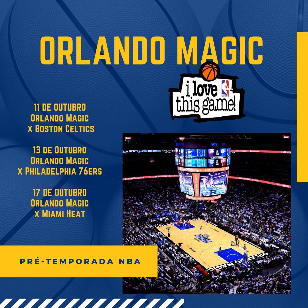 Orlando Magic divulga datas e jogos da pré-temporada
