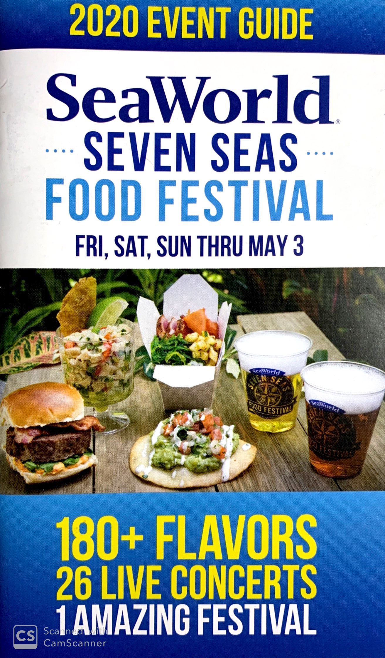 Seven Seas Food Festival festival gastronômico do SeaWorld Falando